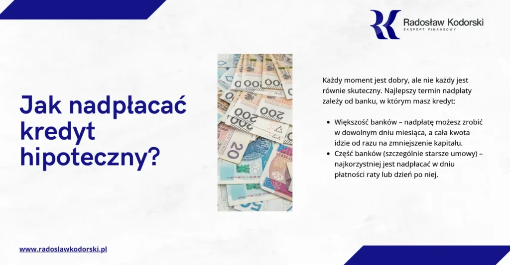 jak nadpłacać kredyt